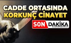 Cadde ortasında korkunç cinayet