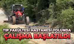 ^Tıp Fakültesi Hastanesi yolunda çalışma başlatıldı