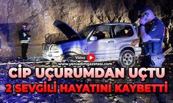 Cip 15 metrelik uçurumdan uçtu: 2 sevgili hayatını kaybetti