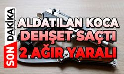Kendini aldatan eşini ve köylüsünü ağır yaraladı
