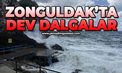 Zonguldak'ta dev dalgalar!