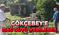Gökçebey'e dağ suyu verielecek