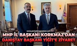 MHP İl Başkanı Korkmaz'dan Danıştay Başkanı Yiğit'e ziyaret