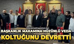 Başkanlık makamına hüzünlü veda: Koltuğunu devretti