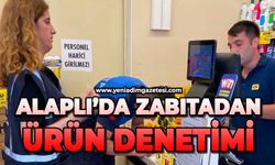 Alaplı'da zabıtadan ürün denetimi