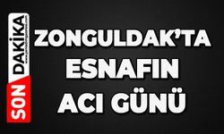 Zonguldak'ta esnafın acı günü