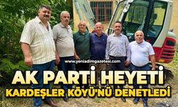 AK Parti heyeti Kardeşler Köyü'nü denetledi