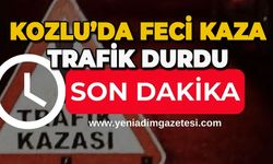 Kozlu'da feci kaza: Trafik durdu