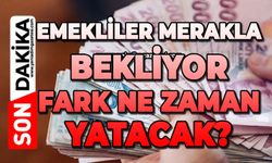 Emekliler merakla bekliyor: Fark ne zaman yatacak?
