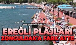 Ereğli plajları Zonguldak'a fark attı!