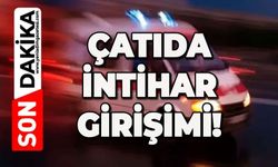 Çatıda intihar girişimi