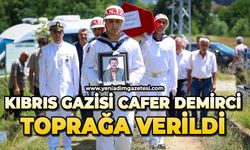 Kıbrıs gazisi Cafer Demirci toprağa verildi