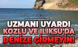 Uzmanı uyardı: Kozlu ve Ilıksu'da denize girmeyin!