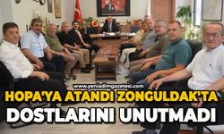 Hopa'ya atandı Zonguldak'ta dostlarını unutmadı