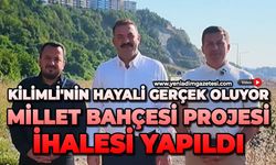 Kilimli'nin hayali gerçek oluyor: Millet Bahçesi Projesi ihalesi yapıldı