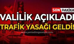 Motosiklet ve motokuryelere trafik yasağı
