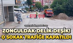 Zonguldak delik deşik oldu: O sokak trafiğe kapatıldı