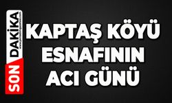 Zonguldak'ta Kaptaş Köyü esnafının acı günü