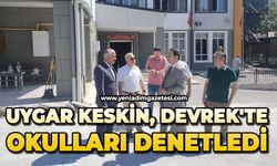 Uygar Keskin Devrek'te okulları denetledi
