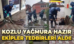 Kozlu yağmura hazır: Ekipler tedbirleri aldı!