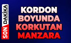 Kordon boyunda korkutan manzara