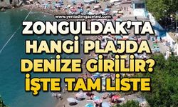 Zonguldak'ta hangi plajda denize girilir? İşte o liste!