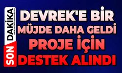 Devrek'e bir müjde daha geldi: Proje için destek alındı