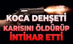 Karısını öldürüp canına kıydı