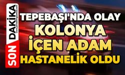 Tepebaşı'nda olay: Kolonya içen şahıs hastanelik oldu