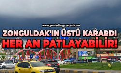 Zonguldak'ın üstü karardı her an patlayabilir!
