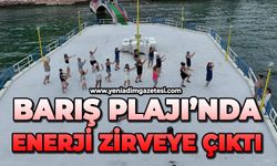 Barış Plajı’nda enerji zirveye çıktı