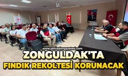 Zonguldak'ta fındık rekoltesi korunacak