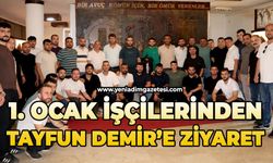 1. ocak işçilerinden Tayfun Demir’e ziyaret
