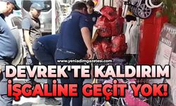 Devrek'te kaldırım işgaline geçit yok!