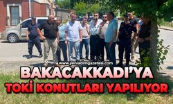 Bakacakkadı'ya TOKİ Konutları yapılıyor