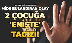 Mide bulandıran olay: 2 çocuğa 'enişte' tacizi!