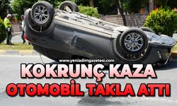 Otomobil takla attı: 1 yaralı