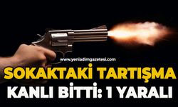 Sokaktaki tartışma kanlı bitti: 1 yaralı