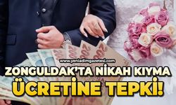 Zonguldak'ta nikah kıyma ücretine tepki