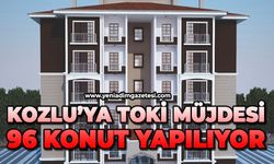 Kozlu'ya müjde: TOKİ konutları yapılıyor