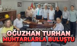 Oğuzhan Turhan, muhtarlarla buluştu