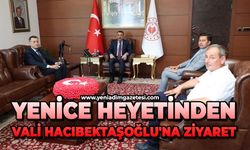 Yenice heyetinden Vali Hacıbektaşoğlu'na ziyaret