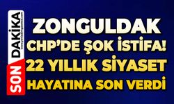 Zonguldak CHP’de şok istifa! Tanınmış isim 22 yıllık siyaset hayatına son verdi