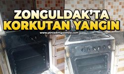 Elektrik prizinden çıkan yangın korkuttu