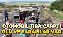 Otomobil tıra arkadan çarptı: Ölü ve yarlılar var