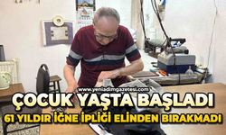 61 yıldır iğne ipliği elinden bırakmadı