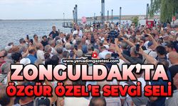 Zonguldak’ta Özgür Özel’e sevgi seli