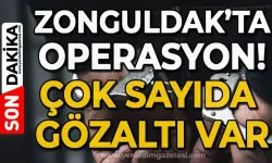 Zonguldak'ta operasyon: 13 kişi gözaltına alındı