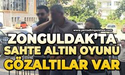 Zonguldak'ta sahte altın oyunu: Gözaltılar var