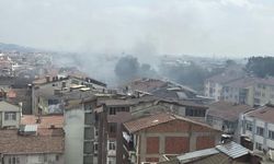 Tadilat sırasında atık malzemeler tutuştu